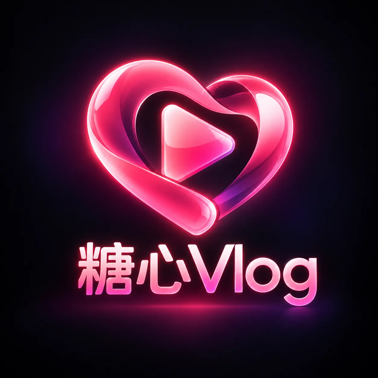 糖心Vlog 品牌标识